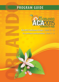 saturd ay - American Counseling Association