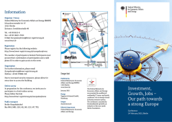 Investment, Growth, Jobs &ndash; Our path towards a strong Europe