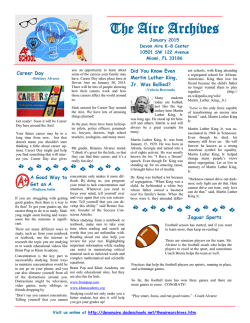 January 2015, Volume 1 Issue 4 - Devon Aire K