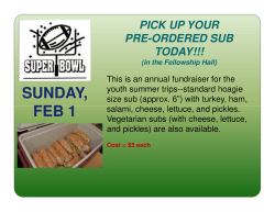 Sunday Announcements - Peace United Church of Christ