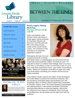 to view the February 2015 newsletter.