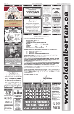 Linda Schafer - Olds Albertan