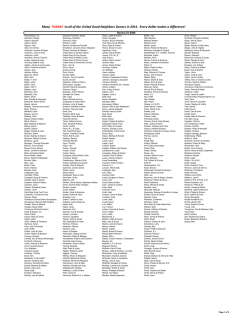 Our Donors - WeAreUGN.org