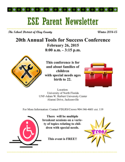 Winter 2014-15 Parent Newsletter
