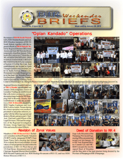 &ldquo;Oplan Kandado&rdquo; Operations - Bureau of Internal Revenue