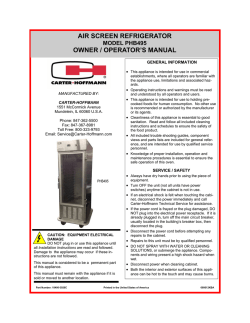 Operation Manual 06/06/2012