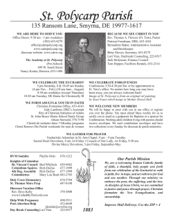 St. Polycarp Parish - John Patrick Publishing Company