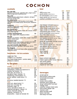 Bar - Cochon Restaurant