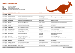Media Forum 2015
