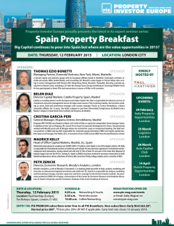 Registration (offline) - Property Investor Europe