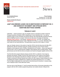 Download PDF - Chicago Symphony Orchestra