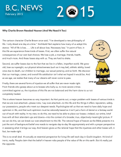 B.C. News- February 2015 - Banner Christian School