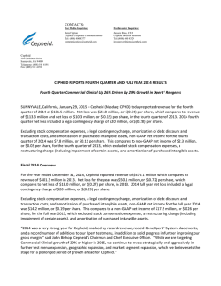 F SUNNYVALE, quarter of 20 of $113.3 mi quarter net lo Excluding