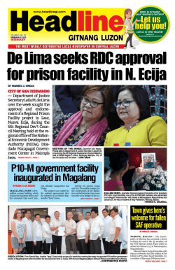 P10-M government facility inaugurated in Magalang