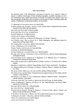 How Euler Did Even More - Mathematical Association of America