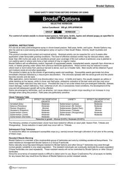 Brodal Options - Bayer CropScience