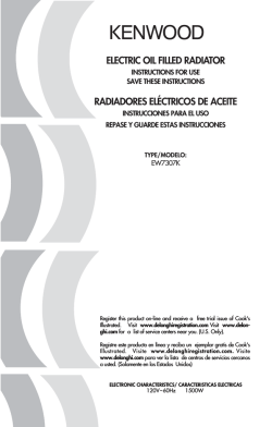 Owners Manual - Encompass Parts