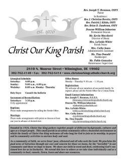 2810 N. Monroe Street &bull; Wilmington, DE 19802