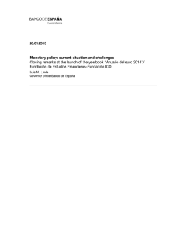 Governor. Fundaci&oacute;n de Estudios Financieros/Fundaci&oacute;n ICO