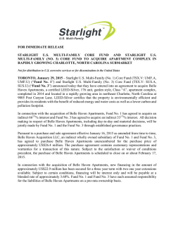 for immediate release starlight us multi