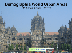 World Urban Areas - Population and Density