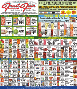 69&cent; 69&cent; - Fruit Fair