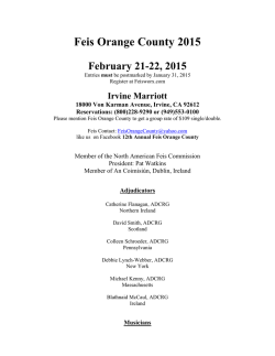 Feis Orange County 2015