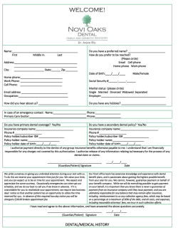 welcome! - Novi Oaks Dental