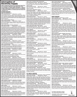 Interruptions 29.01.2015