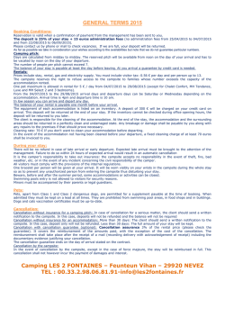 General terms - Les deux fontaines