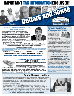 Newsletter - Painesville Credit Union