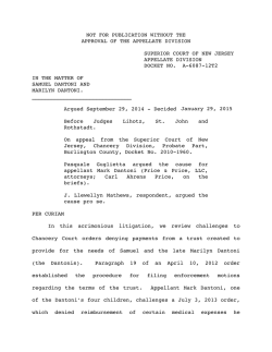 a-6087-12t2 in the matter of samuel dantoni and marilyn dantoni