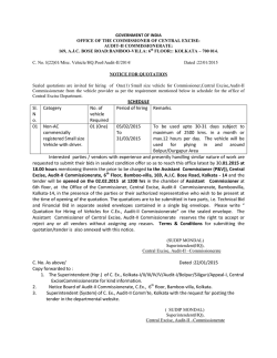 SCHEDULE Sl. N o. Catogery No. of vehicle Required Period of