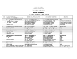 READ MORE - Ikwerre Diocese