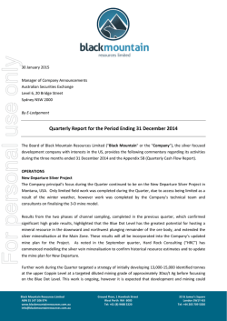 For personal use only - Australian Securities Exchange