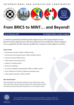 conference programme - International Bar Association