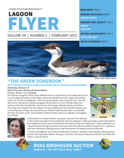 LAGOON - Buena Vista Audubon Society