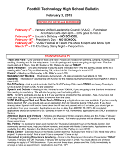 Foothill Technology High School Bulletin