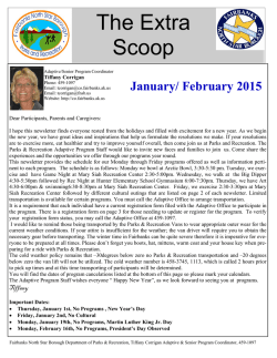 The Extra Scoop - Fairbanks North Star Borough