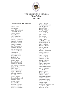 clicking here. - The University of Scranton