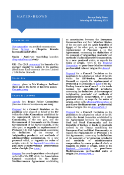 Europe Daily News Monday 02 February 2015