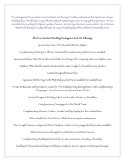 Package Info - Venezia Boston