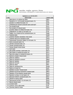 ach cr live banks - National Payments Corporation of India