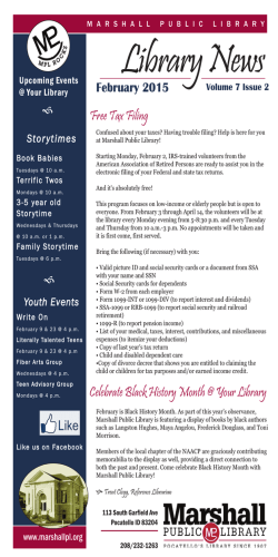 Read the Latest Edition of the Library Newsletter