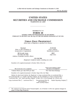 urban edge properties - Vornado Realty Trust