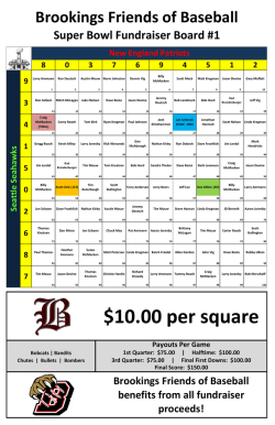 FOB Super Bowl Boards - Brookings Friends of Baseball