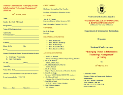 Emerging Trends in Information Technology Management