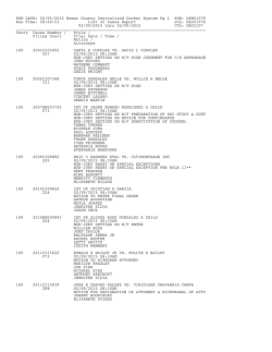 RUN DATE: 01/30/2015 Bexar County Centralized Docket System
