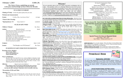 Weekly Bulletin - Bethel United Methodist Church