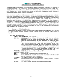 2015 GULF COAST KARTERS CLASSES AND CLASS